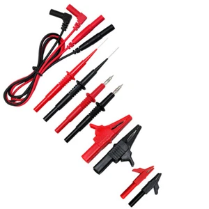 AIdetek Auto Electrónico Punta de Aguja Cable de Prueba 4 FLUKE DMM Multímetro TLP20159 EE. UU. - Imagen 1 de 10