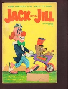 JACK AND JILL MAGAZINE MAY 1963 CLOWN COVER BY LOU SEGAL - Imagen 1 de 2