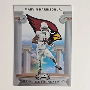 Foundaciones de franquicia certificadas Panini 2025 Marvin Harrison Jr. lámina - Imagen 1 de 8