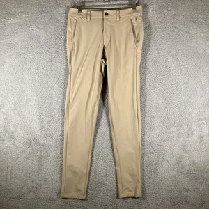 Pantalones Lululemon ABC Warpstreme Hombres 28 Caqui Extraíble Rendimiento Resistente a las Arrugas - Imagen 1 de 16