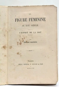 Essai misogyne sur la femme et le mariage 1861 - Picture 1 of 8