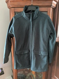 Chaqueta Stio Para Hombre Mediana Azul Mezcla de Lana Abrigo de Campo Exterior Utilidad Bolsillos Forrado - Imagen 1 de 23