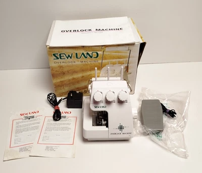 Vintage Sew Land Overlockmaschine SM1091 - gebraucht - funktionstüchtig - Bild 1 von 4