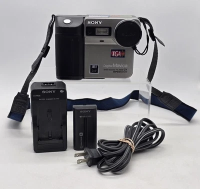Sony Digital Mavica MVC-FD81 Camera w/ Charger Battery Tested & Working  - Image 1 of 4