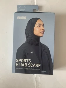 Puma Sports Hijab Bufanda Adulto Negro Nuevo En Caja Freepost Modesto Ropa Activa - Imagen 1 de 10