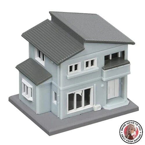 NEW Rokuhan Z Gauge S043-2 Two-Story House B Blue - Image 1 of 1