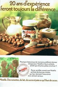 Werbung Advertising 0925 1982 Nutella Ferrero Aufstrich 20 Jahre Experiment - Bild 1 von 1