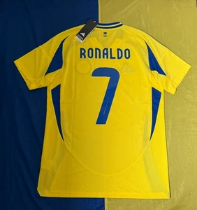 AL NASSR 2024-2025 HOME #7 RONALDO SOCCER JERSEY FOOTBALL SHIRT ADIDAS Sz.M - Picture 1 of 21
