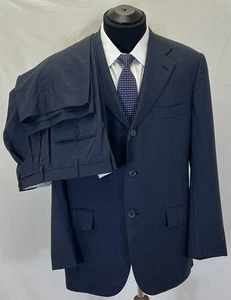 KITON NAPOLI BERGDORF GOODMAN Super 180'S Men's Designer Business Suit SZ 40 R - Imagen 1 de 9