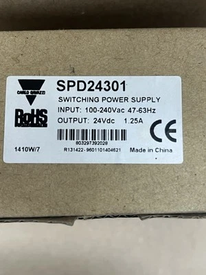 CARLO GAVAZZI - SPD24301 - FUENTE DE ALIMENTACIÓN -100- 240VAC,47/63Hz - 24VDC,30W Foto 1 de 4