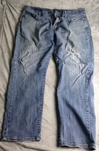 Lucky Brand Herren 221 Straight Jeans, 38x32, Blue Denim Classic Distressed  - Bild 1 von 12
