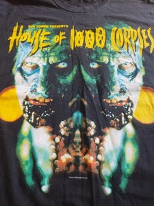 Vintage House of 1000 Corpses Rob Zombie Horrorfilm T-Shirt XL 2002 - Bild 1 von 8