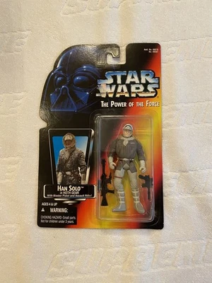 Star Wars POTF 1995 Kenner Han Solo in Hoth Gear - Action Figure - New - Image 1 of 2