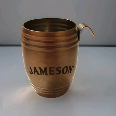 METAL SMALL MUG/CUP MEASURE JAMESON WHISKEY SHOT IRISH BREWERIANA - Image 1 of 4