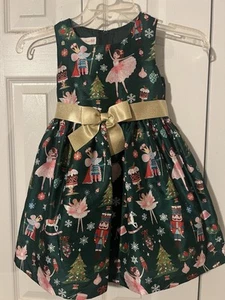 Bonnie Jean Nutcracker Child’s Holiday Dress Size 4T - Picture 1 of 4