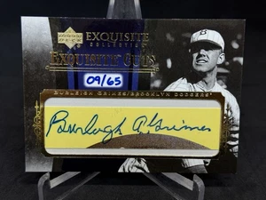 2006 Upper Deck Exquisite Cuts Burleigh Grimes Cut Auto 09/65 EC-BG - Picture 1 of 2