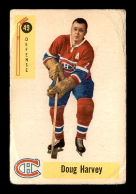 Parkhurst #49 1958 Doug Harvey Fair X3380731 Foto 1 de 3