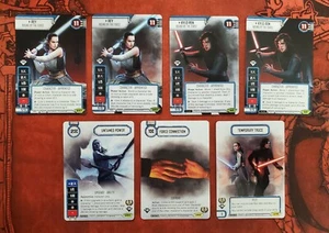 Star Wars Destiny Top 16 Promo Cards Force Connection, Untamed Power & Rey/Kylo - Picture 1 of 2