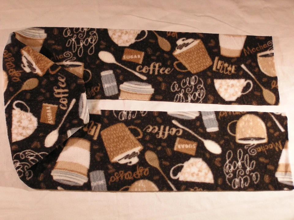 Cachecol de lã marrom café - Imagem 1 de 1