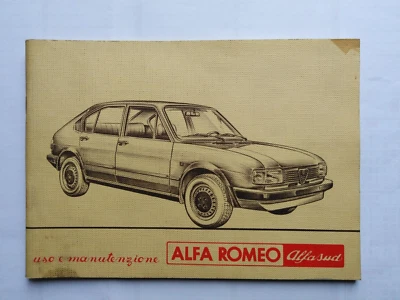 ALFA ROMEO ALFASUD  1200 1300  1500  LIBRETTO USO MANUTENZIONE  09/1980    (579) - Immagine 1 di 4