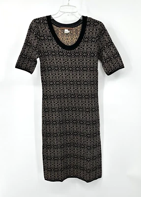 CONEXIÓN PERUANA Suéter Vestido Midi Manga Corta Tejido 100% Algodón Pima S Foto 1 de 4