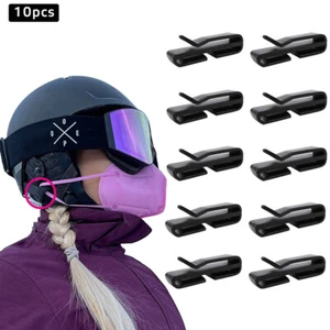 10/20PCS Snow Helmet Mask Clip Ski Helmets Mask Holder Plastic Multipurpose - Picture 1 of 14