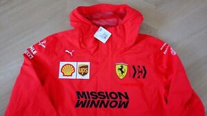 Mission Winnow Ferrari F1 2021 Leclerc team issue jacket Richard Mille XL