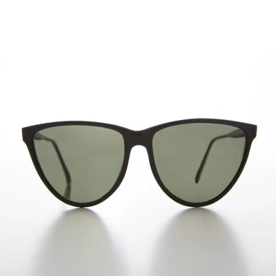 Gafas de sol negras grandes únicas ojo de gato vintage - Cecile Foto 1 de 3