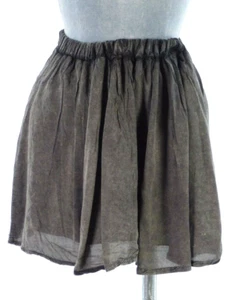 Skirt Mini Flare Skater Short Full Elastic Waist Lined Brandy Melville Size S - Picture 1 of 9