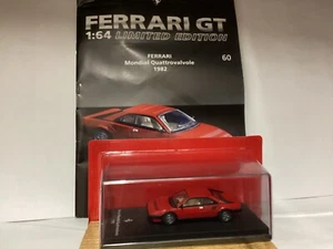 1982 Ferrari Mondiale Quattrovalvole , 1/64 die-cast + BOOKLET, Centauria - Picture 1 of 4