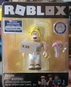 New~ Roblox Bride Collectible Figure w/ Exclusive Virtual Item Scratch Code - Picture 1 of 3