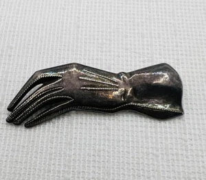 Antike Sterling Silber Hand Brosche signiert A.H.DARBY & SON Punze Anker Löwe - Bild 1 von 7