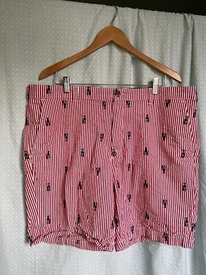 Pantalones Cortos Club Room Para Hombre Jimmy Ajuste Clásico Langosta Seersucker -- TALLA 40 Foto 1 de 3