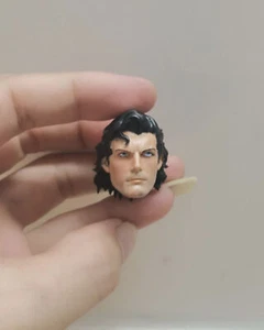 1/12 Long Hair Superman Reeve Head Sculpt Model Fit 7'' Mcfarlane Action Figure - Picture 1 of 3