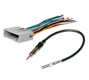 Wire Harness Plug Antenna Adapter Car Installation Aftermarket Radio Stereo Set - Picture 1 of 3