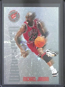 1995-96 Topps Stadium Club Warp Speed #WS1 Michael Jordan - Picture 1 of 2