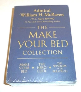 The Make Your Bed Collection 3 Book Box Set Admiral William H. McRaven NEW - Foto 1 di 6