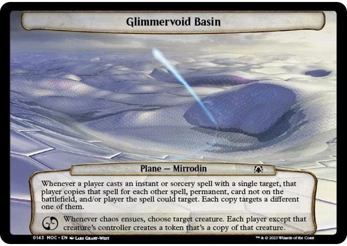 MTG Glimmervoid Basin  - March of the Machine Commander Planechase #143 - Image 1 of 1