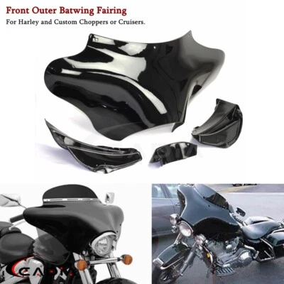 Carenado de faros Batwing para Kawasaki Vulcan 750 VN1500 VN1600 Honda VTX Shadow Foto 1 de 4