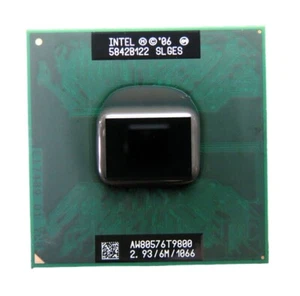 Procesador Intel Core 2 Duo Mobile T9800 SLGES 2,93 GHz 6 MB 1066 MHz CPU de doble núcleo - Imagen 1 de 1