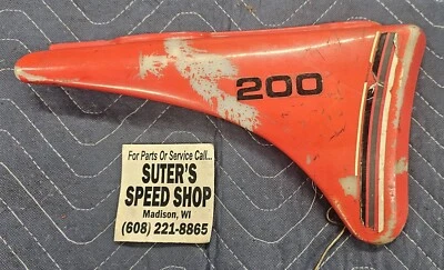 Yamaha Xt200 1982 cubierta lateral Foto 1 de 2