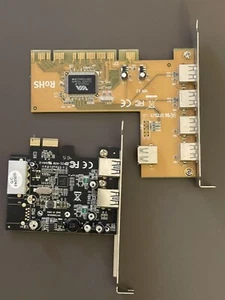 2x Scheda Espansione Pci Express con 2 Porte USB 3.0 e 4 porte USB - Foto 1 di 4
