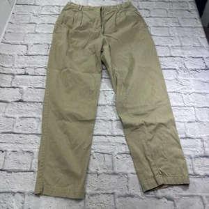 White Stag Petites Med Brown 3 Pocket, Pleated Straight Leg Jeans Size 14P - Picture 1 of 10