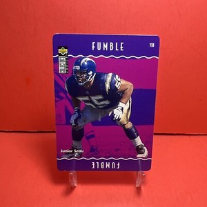1996 Upper Deck Collector's Choice Update You Make the Play Junior Seau Y18 HOF