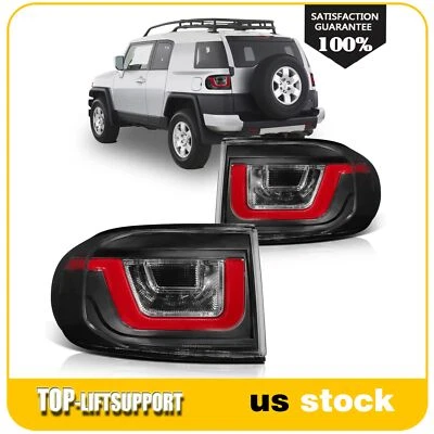 Luces traseras LED izquierda y derecha para Toyota FJ Cruiser 2007-2015 lámparas traseras rojas Foto 1 de 4