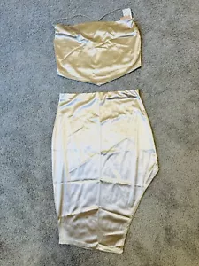 Woman’s Silk Two Piece Out Size L - Picture 1 of 5