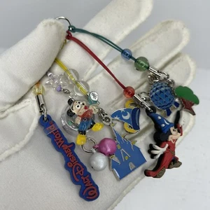 Vintage Walt Disney World Mickey Mouse Handy Charms Lot 5 Neu ohne Etikett - Bild 1 von 9