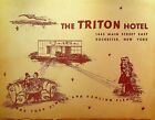Dossier photo souvenir du Triton Hotel Rochester NY années 1940 bronzage