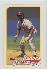 1989 Topps/LJN Baseball Talk Gerald Perry #150
