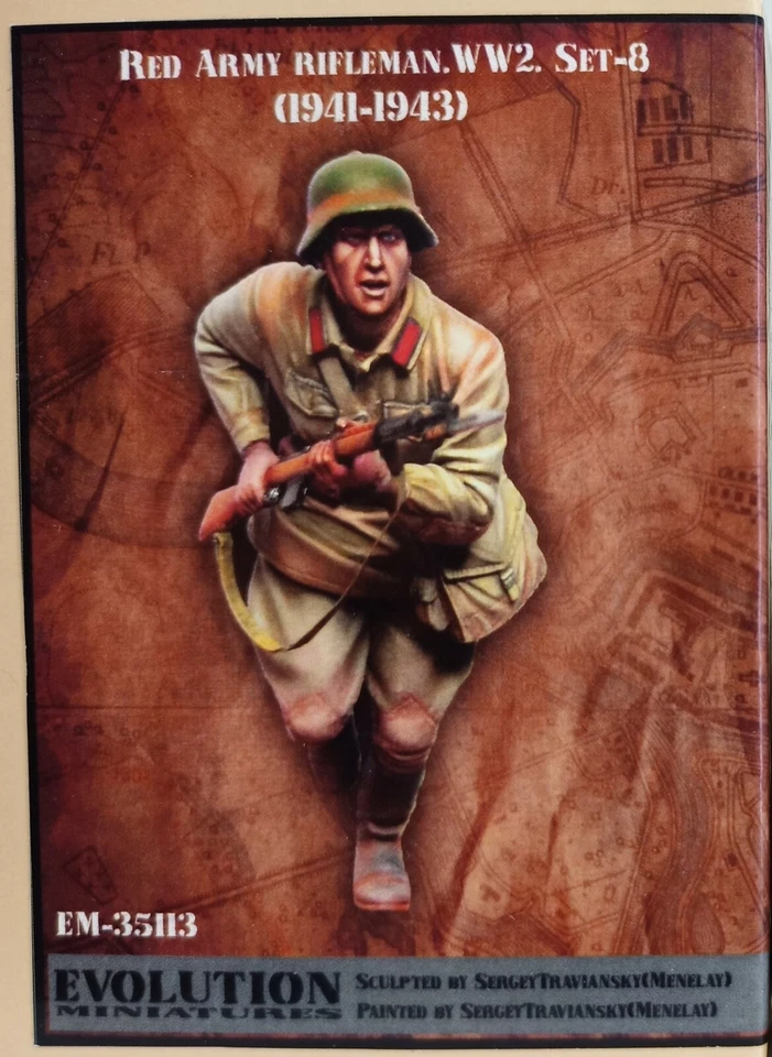 MODELLISMO - Red Army Rifleman WWII set-8 1941-43 - EVOLUTION Scala 1/35 - Immagine 1 di 1